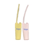 Rouge à lèvres protecteur en silicone souple durable et personnalisé, housse de télécommande pour désinfectant pour les mains
