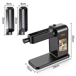 Máquina Eléctrica para Hacer Pasta RAF 120W 3 en 1, Ajuste de Grosor Multinivel, Fácil de Limpiar, Rodillo para Masa R.6622 - Product Image 5