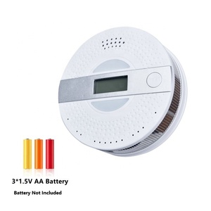 LDA מפעל סיטונאי U L 217 & 2034 תואם דיגיטלי LCD אש רעיל גז אזהרה עשן אזעקת פחמן חד חמצני גלאי - Product Image 5