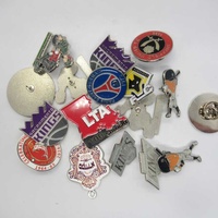 Badges et emblèmes scolaires personnalisés, sur mesure, de style antique et moderne, en fer estampé, plaqués argent, imprimés en typographie, pour cadeaux culturels et créatifs