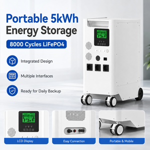 ระบบจัดเก็บพลังงานแสงอาทิตย์ออลอินวัน 5kW 5.12kWh 8000 รอบการใช้งาน พร้อมระบบสำรองไฟบ้านในตัว แรงดันไฟฟ้าระบบ 51.2V รับประกันประสิทธิภาพสูง - Product Image 2