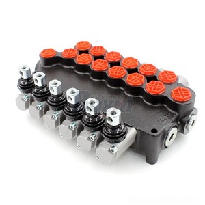 P80-G34-OT Manual <b>6</b>-Way Hydraulic Directional Control Valve 80L Min 250Bar Internal Thread Cast <b>Iron</b> - Product Image 1