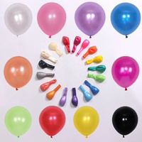 Ballons d'eau chaude en latex colorés, ronds, 5 tailles, pour décorations de fête d'anniversaire, de mariage, de remise de diplôme, de fête des mères, de Noël