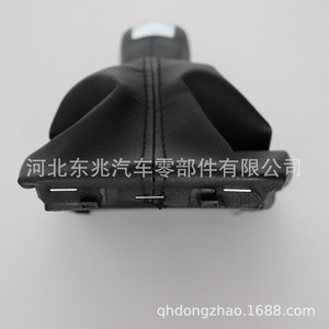 Skoda Octavia Leather Gear <b>Shift</b> <b>Knob</b> Cover DZ03 Q4-1 K3 For Manual Transmission Car Interior Accessory - Product Image 4