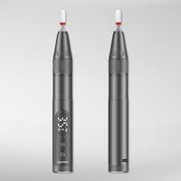 Perceuse à ongles électrique professionnelle de haute qualité rechargeable 35000 tr/min, moteur en acier inoxydable brossé, rotation avant/arrière