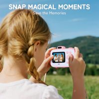Appareil photo numérique pour enfants débutants, zoom 16X, capteur CMOS, anti-vibration, facile à utiliser, appareil photo compact pour la photographie quotidienne des enfants