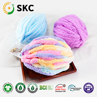OEM/ODM SKC Fancy Style Yarn Dyed Pattern Yarn for Hand Knitting Crochet Eco-Friendly Blended Fancy Yarn for Blanket