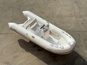 Huihao Maßgefertigtes 3,9m Weißes Glasfaser-Fischerboot RIB-Boote Yacht mit Frontsteuerung zum Verkauf - Product Image 4