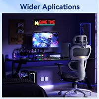 Enseigne LED NEMGOME Yeux de Diable, 13,6 x 4,1 pouces, USB 5V, Contrôle par APP, Affichage Flexible pour l'Intérieur de Voiture