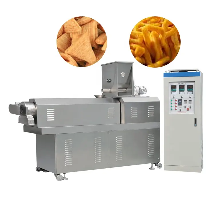 Shengrun Hot Selling Doritos Production Line Plant Fried Chips Machine Extruder For Sale