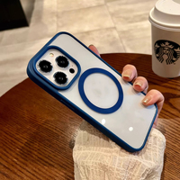 Funda magnética económica para teléfono móvil al por mayor de Guangzhou para iPhone 8 SE XR XS 11 12 13 14 15 16 Pro Max