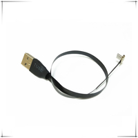 XAJA rechtwinkliges Flachband-Micro-USB 2.0-Kabel 90-Grad-Stecker-Stecker-Datenkabel