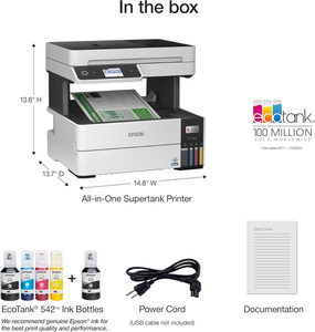 Impresora Multifuncional Inalámbrica a Color Epson EcoTank Pro ET-5150 con Escáner, Copiadora y Alimentador Automático de Documentos - Product Image 2