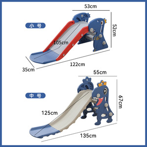 Combination <b>Slide</b> For Kids Indoor Play With Basketball Hoop And Ball 0-6 Years Old Pppe Material - Product Image 5