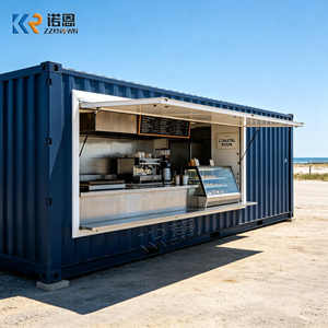 Camion carré personnalisé professionnel pour la vente de nourriture, certifié DOT, remorque à café en acier inoxydable - Product Image 4