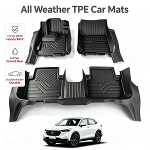 TONGSHENG 2023 XR-V Special TPE NOIR 3mm Épais Tapis <span class=keywords><strong>de</strong></span> Sol <span class=keywords><strong>de</strong></span> <span class=keywords><strong>Voiture</strong></span> Toutes Saisons <span class=keywords><strong>Protection</strong></span> Complète des Seuils <span class=keywords><strong>de</strong></span> <span class=keywords><strong>Porte</strong></span> - Product Image 1