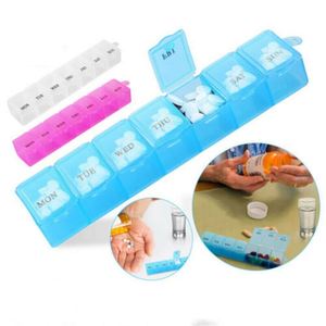 กล่องใส่ยาพกพาแบบพวงกุญแจ 7 วัน กล่องยาพลาสติกขนาดเล็กสำหรับเดินทาง - Product Image 4
