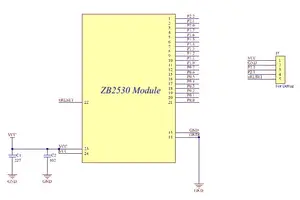 Intelligent IoT Solution Cansec ZB2530SA-A Ti CC2530 Sans Fil 3.0 Module de commutateur de Maison Intelligente Zigbee Modules À Faible Coût