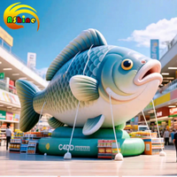 Poisson gonflable, carpe gonflable, modèle de poisson gonflable pour les événements, pour la publicité