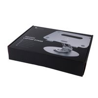Boîtes d'expédition en carton ondulé noir réutilisables personnalisées de 2 mm d'épaisseur avec impression de logo 4C pour emballages cadeaux rigides