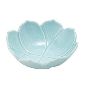 Petites assiettes en céramique en forme de fleur, en porcelaine, pour fruits, thé, en-cas, décoration de table de mariage - Product Image 5