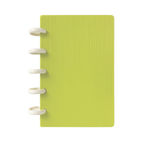 Personnalisé Premium Portable Réutilisable PP Matériel Plusieurs Couleurs Exquis Carnet Relié à Disque pour Cadeau Étudiants Bureau