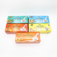 Boîte de thé au gingembre Leerfu saveur originale, la boisson solide au gingembre saveur citron