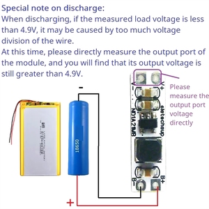 ZYSY Placa Mini UPS de 5V con Puerto Compartido In-Out para Carga y Descarga de Baterías de Litio de 3.7V 4.2V para Arduino Esp32 Pi <span class=keywords><strong>8266</strong></span> <span class=keywords><strong>MCU</strong></span> - Product Image 4