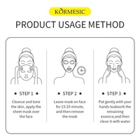 KORMESIC 25ml Masque Facial Hydratant et Éclaircissant Anti-Âge à l'Avocat Naturel pour Soins de la Peau – Fabrication Usine