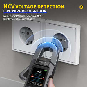 เครื่องทดสอบ DMC-100 AC 600A 1000V True RMS NCV พร้อมความแม่นยำระดับ 0.5 และจอแสดงผลรูปคลื่นแบบเรียลไทม์ - Product Image 6