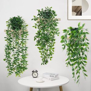 Planta Artificial Colgante, Bonsái de Plástico Falso para Decoración de Interiores, Paredes, Hogar y Exteriores - Product Image 1