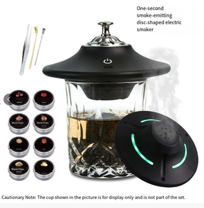 Creative Old-Fashioned Bourbon Whiskey Smoker Infuser <b>Kit</b> With Torch Bar Tools Gift for Men or Father - Product Image 6