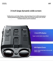 N009 Appareil de vision nocturne couleur 4K Ultra HD, grand écran, batterie au lithium intégrée, Wi-Fi, télescope de vision nocturne binoculaire