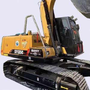 รถขุด Sany Sy135C มือสอง เครื่องจักรก่อสร้าง CE เครื่องยนต์เดิม ระบบไฮดรอลิก สภาพดี อะไหล่จากจีน - Product Image 1