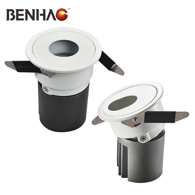 BENHAO Ceiling Spot Lamp Embedded 12W Philips LED Down Light Hotel Wall Wash Trimless Spot Light
