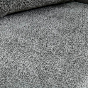 Sofá Moderno de Dos Plazas en Terciopelo Gris Claro, de Alta Compresión, Ahorra Espacio, Tapizado con Diseño de Botones, para Sala de Estar - Product Image 6