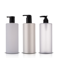Bouteilles de lotion opaques de 500 ml avec col 24/410, décoration de produit personnalisée, bouteille mate