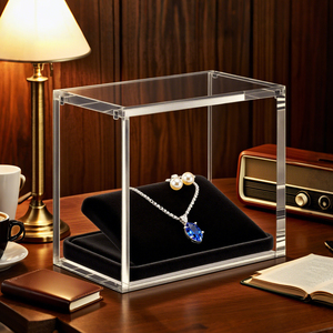 Vente en gros <span class=keywords><strong>Booster</strong></span> Box Case Acrylique Display Holder Pour <span class=keywords><strong>Magic</strong></span> The Gathering <span class=keywords><strong>Collector</strong></span> 8mm 5mm Thick Clear Case - Product Image 5