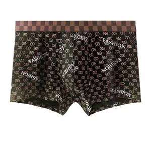 Calzoncillos de cintura media con estampado transpirable de gran tamaño para hombre Modal 95% poliéster y 5% Spandex - Product Image 3