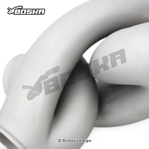 ท่อไอเสีย OEM Universal 3D Printed Polished Z/X/Diversion สำหรับ G90/F90/X7 M5 ขนาด 2.5''/2.76''/3''/3.5'' ผลิตจากสแตนเลส 316 - Product Image 4