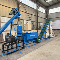 Automatische Holzpellet-Produktionslinie Integrierte Biomasse-Sägemehl-Herstellungsanlage mit Intelligentem Wiege- und Absack-System