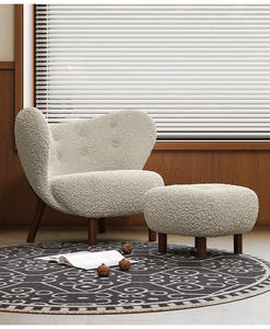 Poltrona Singola <span class=keywords><strong>Petra</strong></span> di Design Hibiscus, Moderna con Schiuma ad Alta Elasticità, Stile Antico per Soggiorno <span class=keywords><strong>e</strong></span> Camera da Letto, Casual in Cashmere - Product Image 5