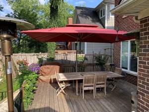 गार्डन आँगन छाता रेस्तरां कैफे होटल लक्जरी आउटडोर वाणिज्यिक बड़ा छत्रबड़ा आकार गार्डन छत्र सूरज रोम बड़ा छाता - Product Image 3