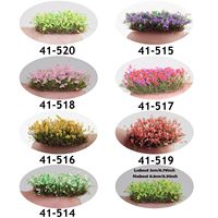 Scène Modèle Herbe Grappe Fleur Grappe Micromodel Paysage Simulation Sable Table Plate-Forme Train DIY Plastique