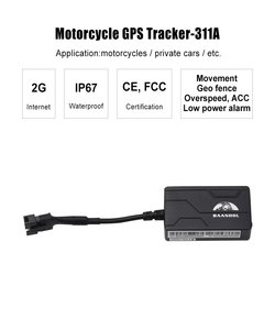 Mini GPS Tracker cho xe máy với điều khiển từ xa tk311 Hỗ trợ ứng dụng phần mềm + Web <span class=keywords><strong>server</strong></span> + Điện thoại di động hệ thống theo dõi - Product Image 6