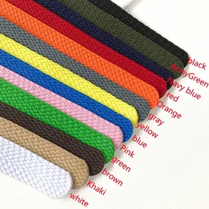 Bracelets tissés en tissu Nylon, 14mm, 16mm, 18mm, 20mm, 22mm, pour montre omega, <span class=keywords><strong>Swatch</strong></span> MoonSwatch, pour hommes et femmes, <span class=keywords><strong>Bracelet</strong></span> de Sport universel - Product Image 6