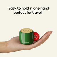 Mini haut-parleur portable BT 5.3 étanche en forme de tasse avec basses profondes, sortie 5-10W, jusqu'à 5 heures d'autonomie pour utilisation en intérieur et fêtes