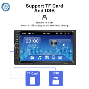 Máy Phát DVD Xe Hơi Đa Năng 7 Inch <span class=keywords><strong>2</strong></span> <span class=keywords><strong>Din</strong></span> Camera Dự Phòng Máy Nghe Nhạc MP3/MP4 Thiết Bị Đầu Đa Phương Tiện Radio Xe Hơi Âm Thanh Nổi 7018 - Product Image 2