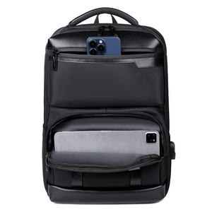 <span class=keywords><strong>Mochila</strong></span> para Portátil Impermeable con Doble Cierre, Diseño Elegante para Oficina, Negocios, Logotipo Personalizado y Puerto USB - Product Image 4