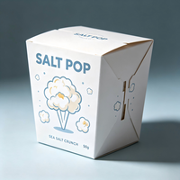 Scatola per Imballaggio Snack in Cartone Rigido Biodegradabile Ecologico con Logo Personalizzato, OEM ODM, Etichetta Privata per Prodotti Secchi